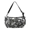 Evening Bag Sequins Handbags Top Handle Clutches Wallets with Chain for Vacation Beach Cocktail Party Shopping Bridal 231219