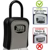 Другие садовые принадлежности Ящик для ключей Портативный комбинированный сейф Настенное хранилище Сбрасываемый код Безопасная безопасность для домашнего офиса 231219