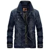 Giacche da uomo Moda primaverile da uomo Giacca di jeans Giacca di jeans militare Marchio di alta qualità Maschile Bomber invernale Capispalla Cappotti Plus Size 4XLL231026