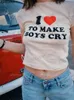 Kadın T-Shirt 2000'ler Harajuku Goth Kısa Kollu Mektup Grafik Tişörtler y2k Moda Sevimli Bebek Tee Yaz E-Girl Üstü Kadın Beyaz mahsul üstleri Slim T231220