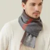 Scarves The correct version of the donkey family high-end men's scarf is classic cool warm soft and delicate with a wide woolen fleece scarf for couples