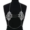 Butfly Crystal Set Body Chain Bra and String Panties for Women Lingerie Bikini Body Bielry sous-vêtements T200508318D