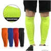 Support de cheville 1Pc Honeycomb Soccer Guard Football Legging Shin Pads Manches de jambe Adt Équipement de protection Canilleras 2206166657418 Drop Deli Dhkc6