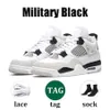 Nike Air Jordan 4 retro 4s ثانية أحذية كرة السلة والأشياء البرية الأبيض الظهور الصحراء الطحلب اليوم الدنيم الأزرق تورو برافو الرم الفردي يوم الرجال النساء المدربين الأحذية الرياضية