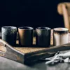 Koffiepotten Hoge temperatuurbestendige keramische waterbeker Theekopje in Japanse stijl Stoare Handgeschilderd keukendrinkgerei