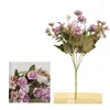 Decorative Flowers 11 Heads/bouquet Carnation Lilac Forever No Fade Artificial Rose Arrangement Party Wedding Decoration Mothers' Day Gifts