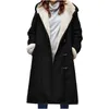 Trench Coats Brillbreaker pour les femmes 2024 Usure des femmes Longé Trexage épaissi en daim Couleur continue Corne de corne de corne