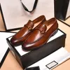 21 Model Klassiska män Designer Klänningskor Plattform Formell Herr Business Oxfords Casual Shoe Real Leather Shoes Slip-On Plus Size Male Footwear