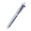 40 Pcs Multicolor Pens 05mm Retractable Ballpoint 6 Colors Transparent Barrel Office School Supplies Students 231220