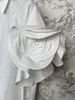 Camicie da donna camicie bianche in cotone maniche floreali a maniche floreali di cotone