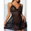 2XL Donna Lingerie sexy Pigiama erotico Taglie forti Indumenti da notte Camicia da notte Abito trasparente Intimo sexy Baby Doll Costumi da orsacchiotto