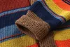 Maglioni maschili 2023 autunno autunno con scollo da uomo maglione cardigan maglione slim cavo a cavo patchwork Merino Wooline Wooline Long Casual Male J231220