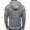 Herren Hoodies Sweatshirts Neue Herren Hoodies Patchwork Reißverschluss Kapuzentaschen Herbst Winter Warme Mode Lässige Sweatshirt Streetwear Männliche Strickjacke 3XL T231220