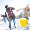 Giacche da sci 1 set Strumenti per giochi sulla neve Clip per palle di neve Secchi Stampi per pupazzi di neve (colore casuale)