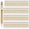 100 Stück Bambus-Kugelschreiber Stylus Werbestift Büro Schulbedarf Stifte Schreiben Geschenke Blauschwarze Tinte 231220