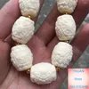 Decorative Figurines Ivory Fruit Carving Palm Lotus Bergamot String Men's And Women's Bracelet Handle DIY Accessories Pendant