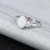 Cluster-Ringe Bettyue Modetrend für Frauen, reiner und frischer Stil, Ring mit ovalem Stein, für Hochzeit, Party, bezaubernder Kristallschmuck