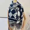 Designer Scarf Women Cashmere Full Letter Printed Scarves Soft Touch Warm Wraps With Tags Autumn Winter Long Shawls Möte Stod Slythering