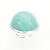 Amazonite Jewelpops para Kameleon Jewelry Bracelet Bolace Ring 925 Silver Plating238U