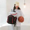 Grande capacidade mochila de basquete ao ar livre saco de treinamento multifuncional durável esportes basquete futebol armazenamento bolsa ombro 231220