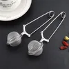 16cm Top Quality Tea Infuser Stainless Steel Sphere Mesh Tea Strainer Coffee Herb Spice Filter Diffuser Handle Tea Ball