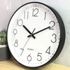 Orologi da parete Orologio silenzioso senza ticchettio decorativo per la scuola, l'ufficio, l'aula, la camera da letto, la cucina, il soggiorno