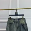 Luxuriöse Modedesigner-Jeans, luxuriöse, monogrammierte Denim-Motorrad-Jeans für Herren, lässige koreanische Mode, schwere Gongshi-Markenhose