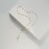 Ketten Weiße Muschel Schmetterling Anhänger Süßwasserperlen Halskette Für Frauen Edelstahl Gold Farbe Kette Charme Schmuck Einstellbar