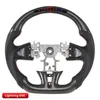 Настоящее рулевое колесо из углеродного волокна, подходящее для Infiniti Q50, автомобильный стиль со светодиодным дисплеем