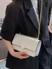 P Дизайнерская сумка через плечо для женщин Модная цепочка Повседневная сумка через плечо с магнитной крышкой Женская мини-сумка через плечо p230223-3
