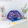 Toy Tents Portable Children's Tent Tipi Camping Tent Outdoor Games Garden Child Teepee Baby Ball Pit Playpen Space Theme Children Tent Q231220