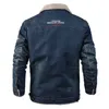 Men's Jackets Men's Denim Jacket Autumn Winter Military Jeans Jacket Men Thick Fleece Warm Bomber Army Jackets Outwear Coats Plus Size 6XLL231026