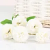 Dekorativa blommor 5heads Artificial Silk Hydrangea Bouquet Wedding Pography Props Home Living Room Garden El Simulation Carnation