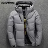 Gilet da uomo ZZOWANG Piumino spesso anatra bianca di alta qualità Cappotto da uomo Parka da neve Abbigliamento caldo con cappuccio maschile Piumino invernale Capispalla 231219