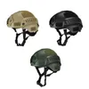 Capacetes de escalada Capacete MICH2000 Airsoft MH Capacete Tático com Bolsa de Bateria Outdoor Tactical Painball CS Equitação Proteger Esportes Segurança Caça