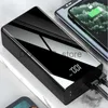 Banki zasilające z telefonu komórkowego 100000 mAh Power Bank Portable ładowarka 4 USB PAVERBANK Zewnętrzny pakiet akumulatorów dla iPhone'a 14 13 12 Xiaomi Huawei Samsung Powerbank J231220