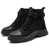 Stiefel Nizza Frühling Schuhe Winter Herren Knöchel Männer High Top Schuhe für Herren Motorrad Klassische Vintage Männlich Casual Größe 39-44