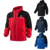 Herenjacks 2023 en dames stormpak Hooded Wind Breakher waterdichte winter buiten jas