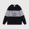 hoodie men designer sweater mens womens fashion two-color splicing 460g cotton sweatshirt casual loose color blocking round neck pullover long sleeve T-shirt