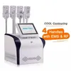 Non-Invasive 4 Cryolipolisis EMS RF Plates Body Sculpting Slimming Fat Freezing Coolsculption Machine Body Slimming Machine