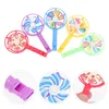 30 Pcs Whistle Windmill Color Blowout Party Blowers Kids Whistles Noise Maker Baby Music Toy Cartoon for 231220