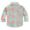 Kids Shirts Spring Long Sleeve Boys Casual Turndown Collar Camisa Mascina Blouses For Children Clothes Baby Boy Drop Delivery Maternit Dhkr3