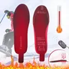 Shoe Parts Accessories Winter USB Charging Heating Insole Men Women with Three-gear Wireless Thermostat Heated Foot Pads Electric Thermal Warmer Insole 231219