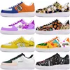 DIY exquisite shoes beautiful autumn mens Leisure shoes for men women casualplatform sneakers Classic cartoon graffiti trainers comfortable mild shadow sports