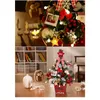 Christmas Decorations Table Warm Tree Decor Durable Figurines For Winter Holiday Season