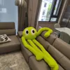 100-200 cm Giant Rozmiar ośmiornicy Poduszki Komfortowe Plush Green Alien Monster Toy Pchana długa ramiona rzucanie na chłopak poduszkę dekoracje biura 231220
