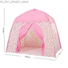 Tende giocattolo Tenda per bambini Tenda da gioco per interni ed esterni Tipi da giardino Princess Castle Pieghevole Cubby Toys Tende Enfant Room House Teepee Playhouse Q231220