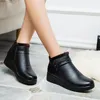 Laarzen Laarzen Vrouwen Warm Houden Schoenen Vrouw Rits Vrouwen Schoenen Plus Size Enkellaarsjes Platte Casual Botas Mujer Winter Vrouw laarzen 231219