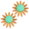 Stud Earrings Sweet Sunflower For Women Girl Cute Jewelry Statement Korean StyleAcrylic Earring Beach Party Birthday Gift