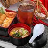 Geschirr-Sets, 2-teilig, Deckel im japanischen Stil, kleine Schüssel, traditionelle Suppenschüsseln, Mikrowellenherde, Mikrowelle, Miso-Ramen